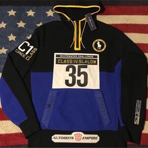 Vintage RALPH LAUREN POLO SLALOM WHITEWATER CANOE C1 CHALLENGE L Rlpc Rlx Snow x